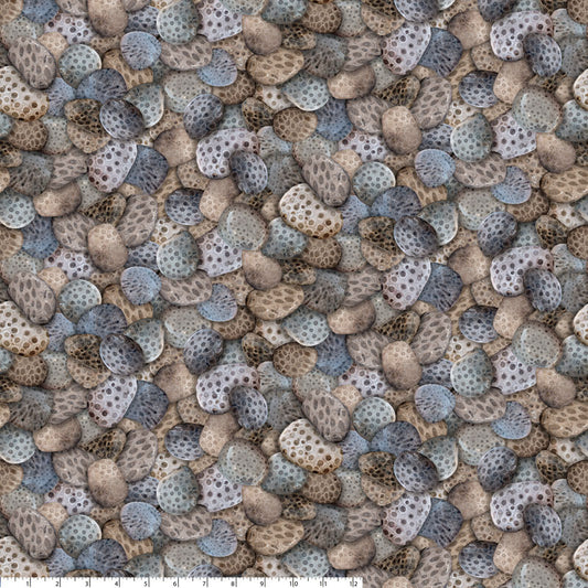 2025 All Michigan Shop Hop Pre-Order: Petoskey Stones Fabric Pre-Order (1/2yd increments)