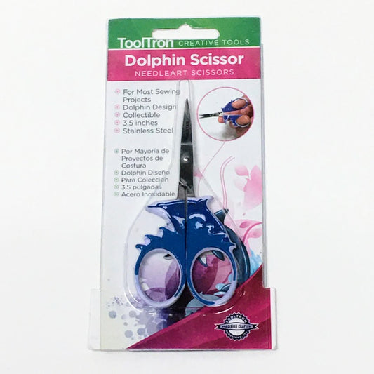 3.5" Dolphin Needleart Scissors