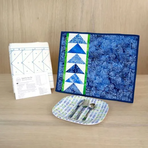 Quilt As You Go Alberta Skies Placemats