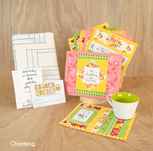 Quilt As You Go Inspirational Mug Mats, Multiple Themes