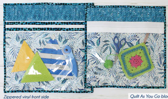 Quilt As You Go Zippity-Do-Done Project Bags (multiple colors)