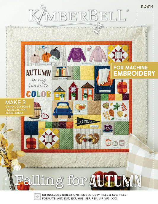 Kimberbell Falling For Autumn, Embroidery CD & Book