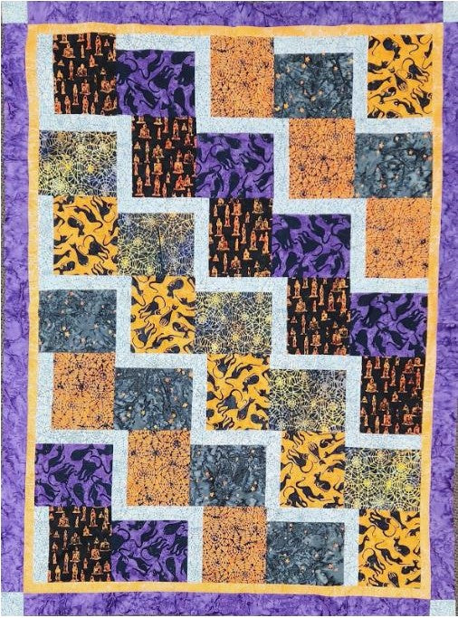 Simple Steps Halloween Quilt Kit