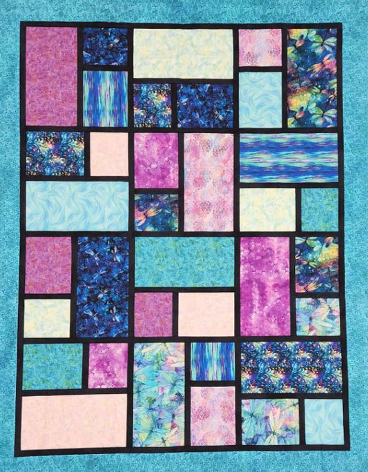 Quilt Kit Triple Play Dragonfly
