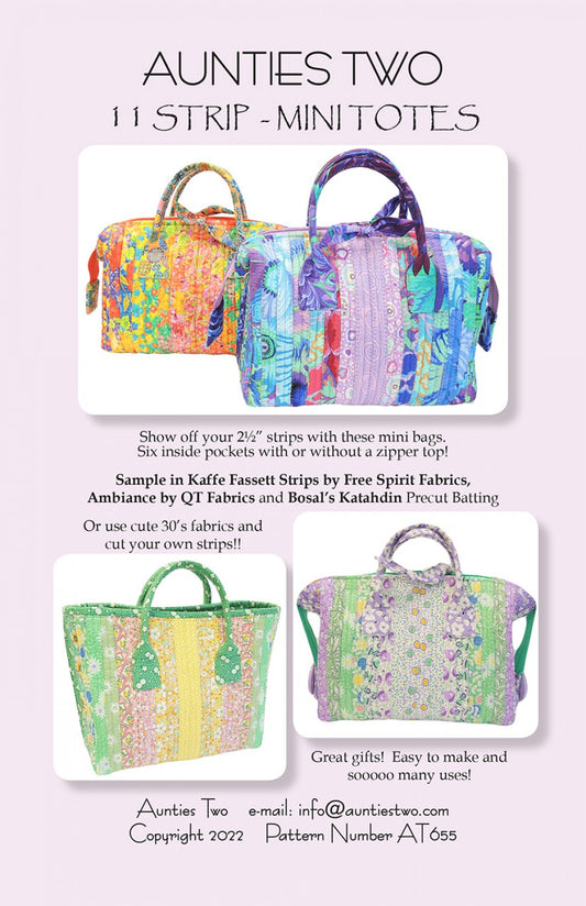Strip Mini Tote, Pattern
