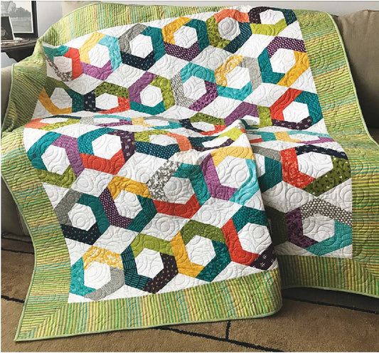 Hexies Go Round, Pattern