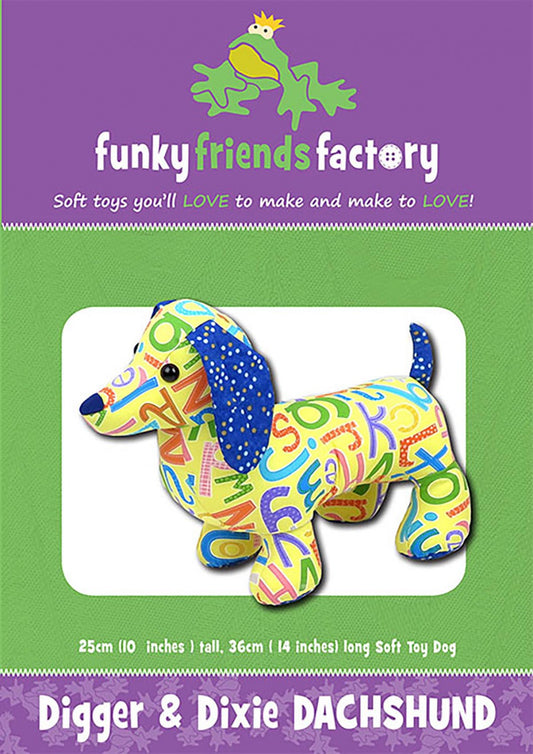 Digger & Dixie Dachshund, Pattern