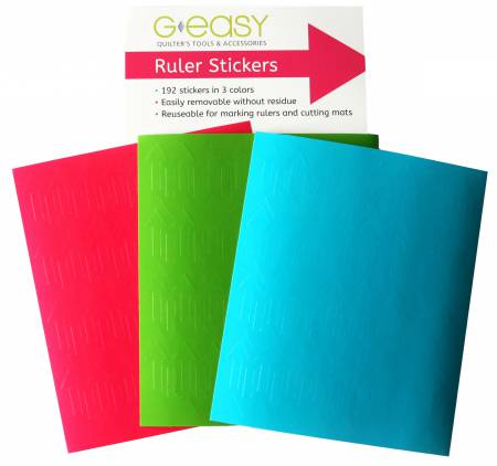 Ruler Stickers, Multiple Colors