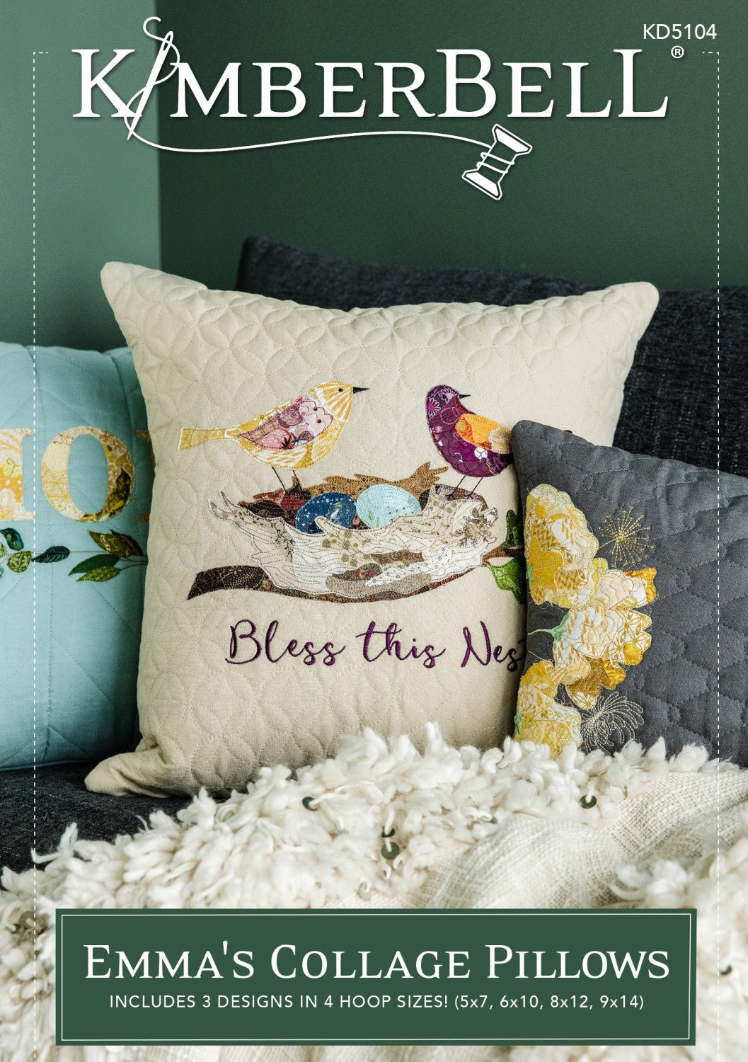 Kimberbell Emma's Collage Pillow Embroidery Designs