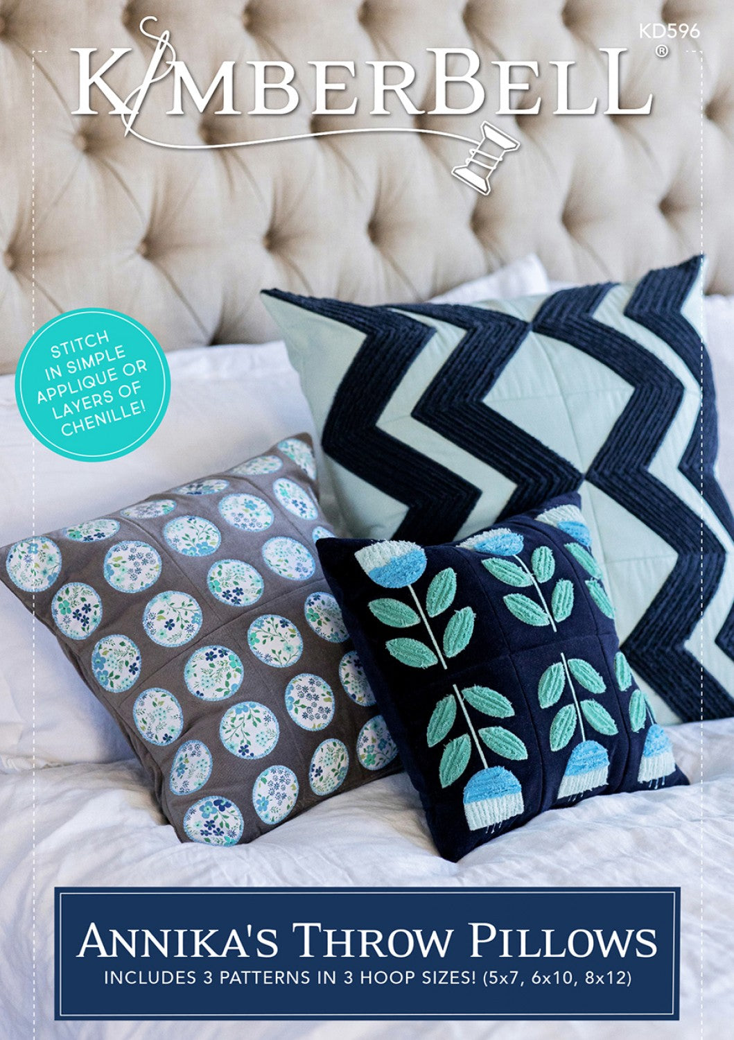 Kimberbell Annika's Throw Pillows, Embroidery CD