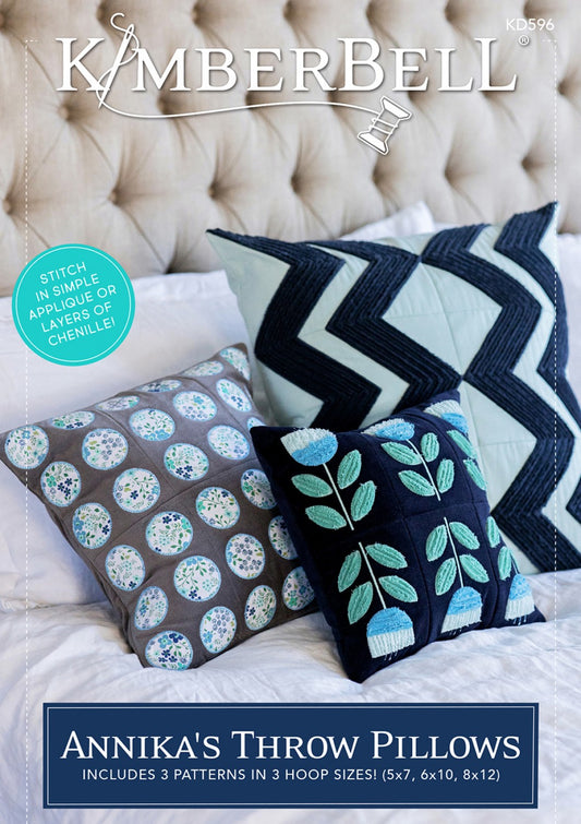 Kimberbell Annika's Throw Pillows, Embroidery CD