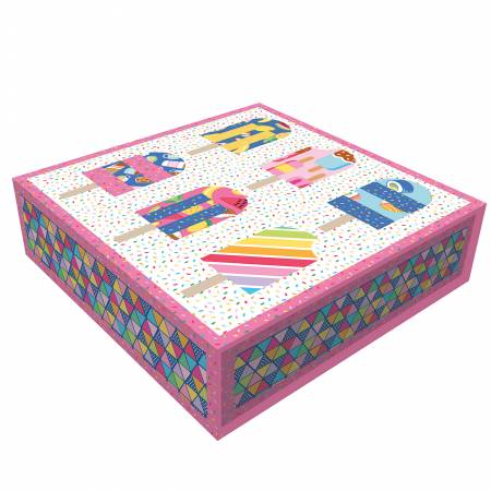 Rainbowfruit Popsicle Parade Quilt Kit