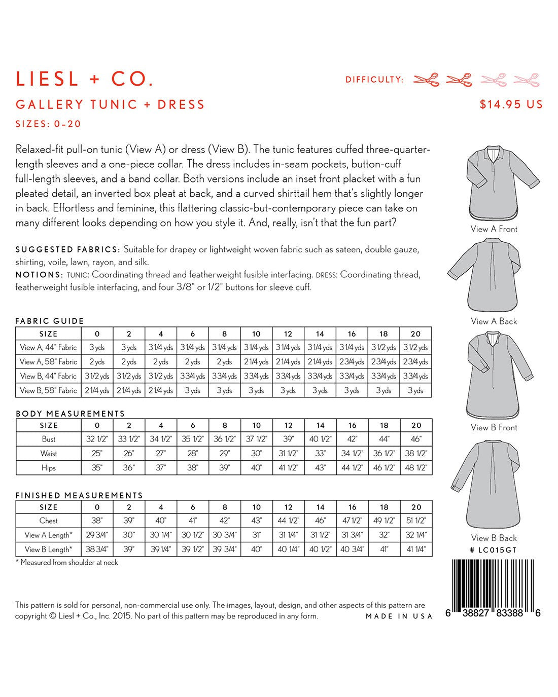 Gallery Tunic + Dress