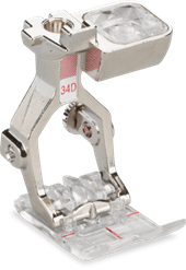 Reverse Pattern Foot with Clear Sole #3D, Bernina