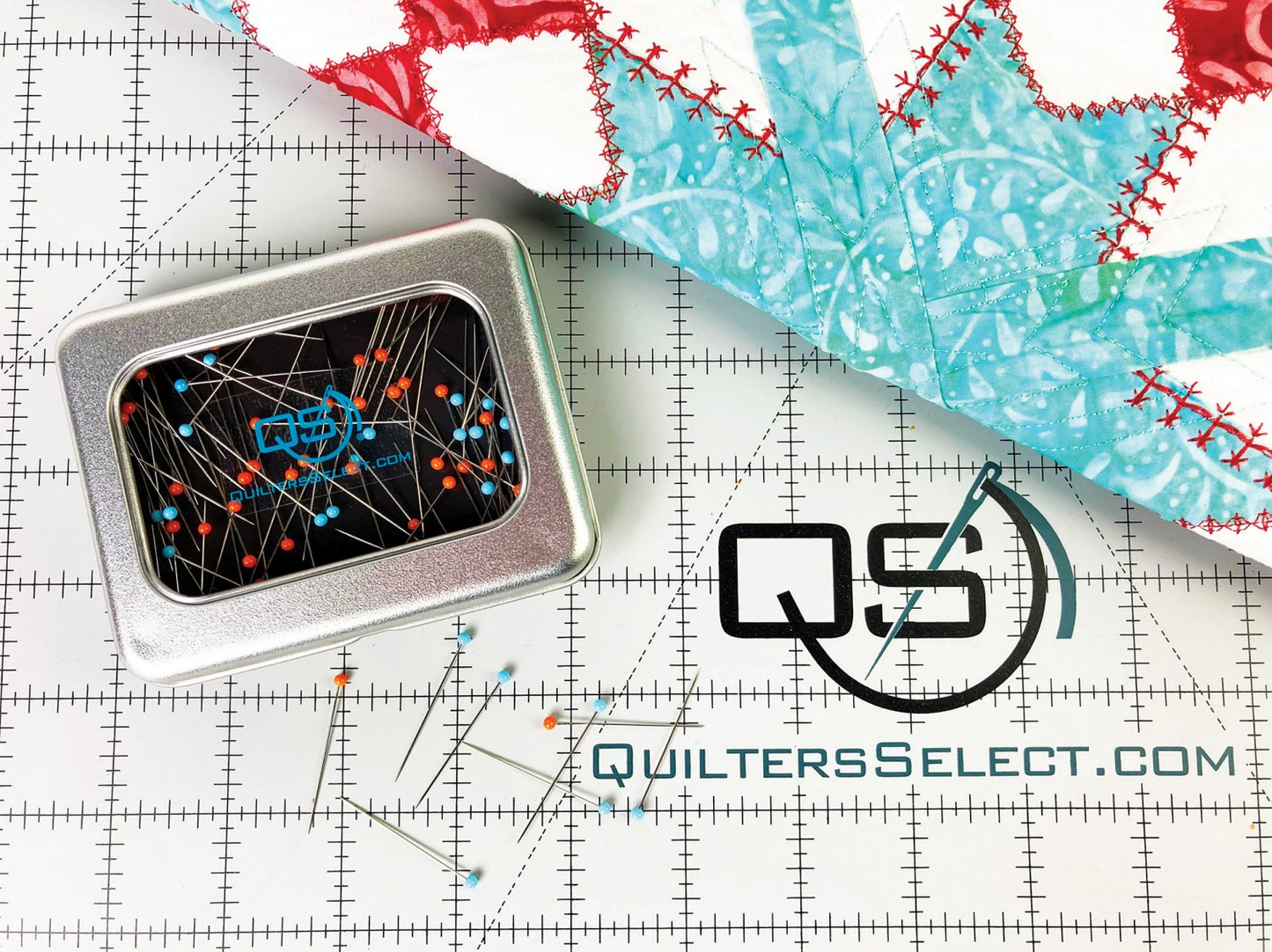 Select Pin Tin with Pins, Notions
